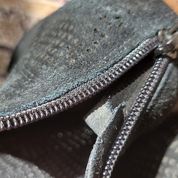 Black Peep-Toe Ankle Boots Lucky Brand - Picture 3 of 8